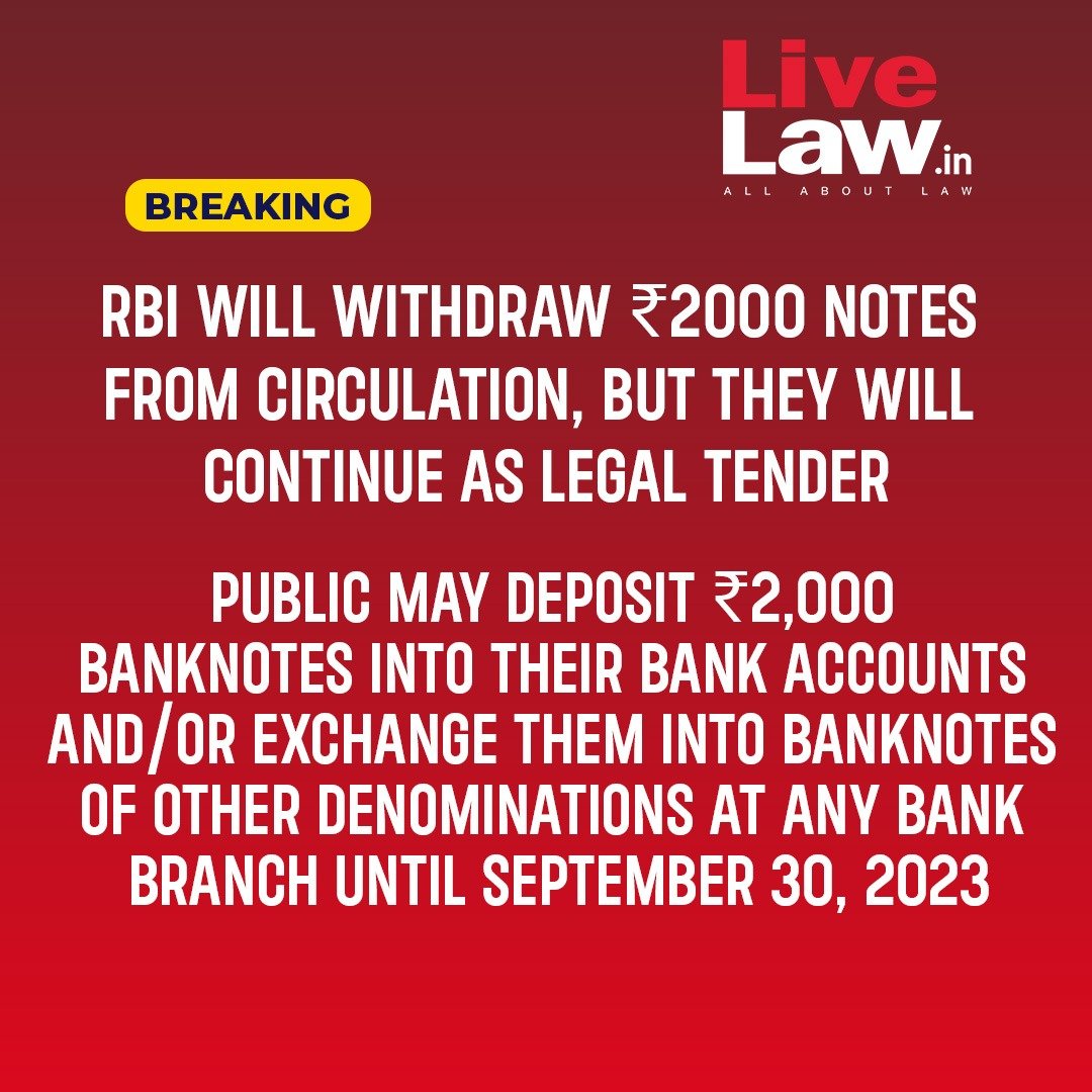 LiveLawIndia's tweet photo. #Demonetisation #Rs2000 #RBI https://t.co/nzbTwPzZE4