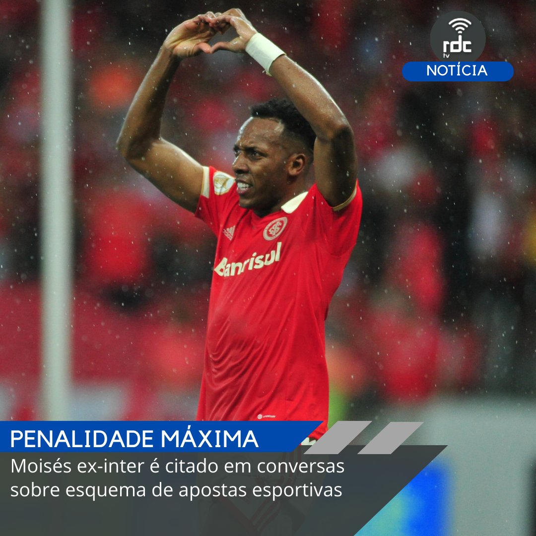 RDCTVdigital's tweet image. 🚨 MOISÉS CITADO EM ESQUEMA DE APOSTAS!

➡ O jogador Moisés ex-internacional, foi citado em conversas da segunda fase da Operação Penalidade Máxima que investiga a manipulação de partidas do Campeonato Brasileiro de 2022 e dos Estaduais 2023.

📸: GLOBO
#noticias #inter #moises