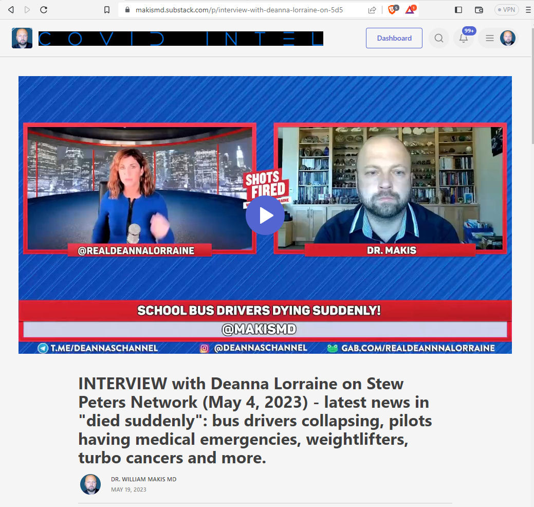 William Makis tweet media