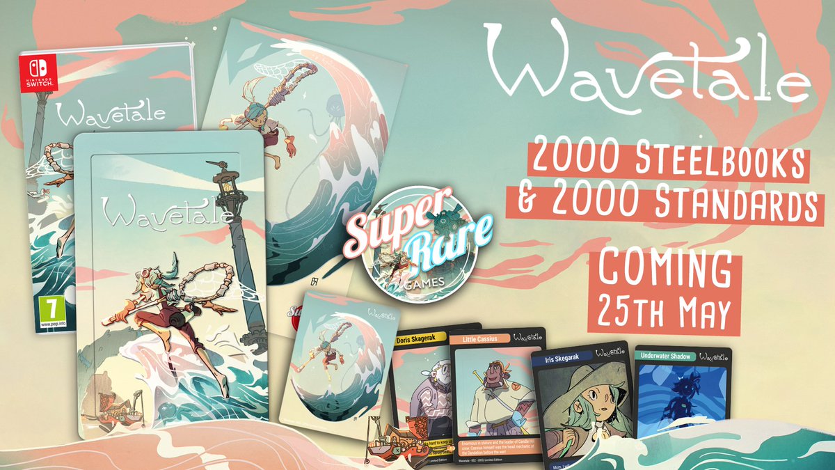 Wavetale Is Getting A Physical Switch Release On May 25th, 2023

📰Read Here: wp.me/pd82CR-Un