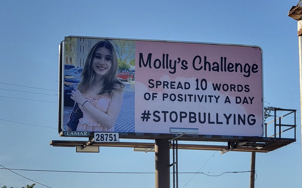 What positive words will you spread today?  Take Molly’s Challenge and remember that together we can make a difference.  #PirateFamily