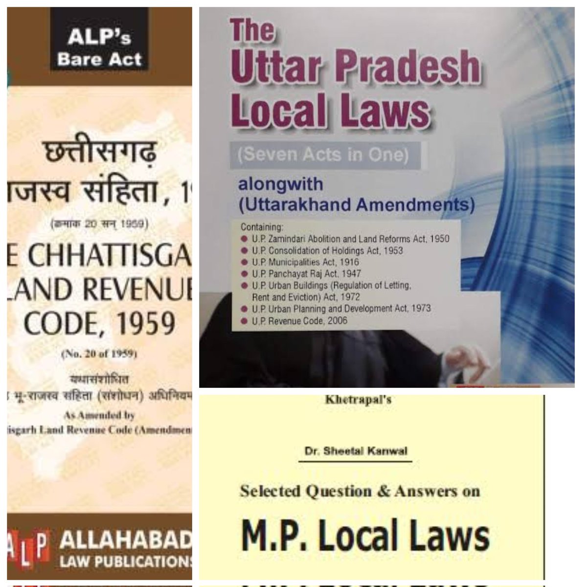 The most effective way to prepare local laws in  judiciary exam is to first identify the important areas by going through past question papers
and then to study recent case laws of Hon'ble SC &amp;,HC, if any, pertaining to those important areas !
AND
You are ready to take-off