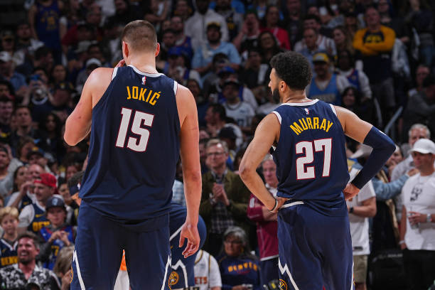 Nuggets dynamic duo in the Western Conference Finals:

Murray:             Jokic:
34.0 PPG          28.5 PPG
7.5 RPG              19.0 RPG
5.0 APG             13.0 APG
3.5 SPG              1.5 SPG
54/45/92%        55/50/85%

ELITE.