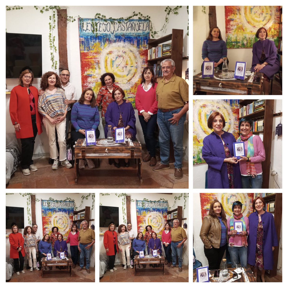 Ayer echamos un buen rato en la librería amiga Lentejo y Castañuela en la presentación de “A través de la niebla” de Candela Martín. En la librería se pueden encontrar los libros de Vencejo ediciones.