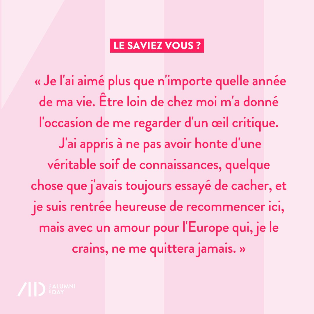Jackie Kennedy a réalisé une partie de ses études en  🇫🇷 ! 
Après un stage de langue à l'Université de Grenoble Alpes, c'est à la Sorbonne qu'elle a continué ses études ➡️ swll.to/ajBMuc
🎉 Pour connaître toute la programmation #FranceAlumniDay 👉 swll.to/GGhhk