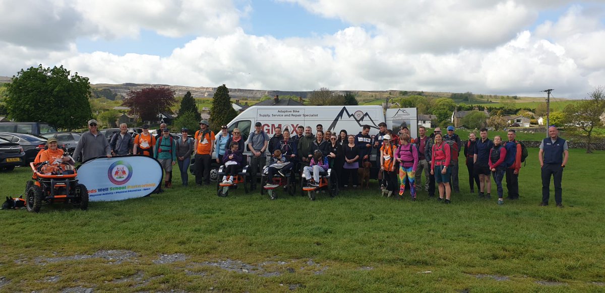 Day 1 - Thank you to all of our wonderful volunteers for your support today - the climb up Pen-y-ghent! <a href="/CBRE/">CBRE</a> <a href="/leedsrhinos/">Leeds Rhinos</a> <a href="/West_SILC/">West SILC</a> Enterprise North Alton. To support these amazing people please donate! 
justgiving.com/crowdfunding/a…