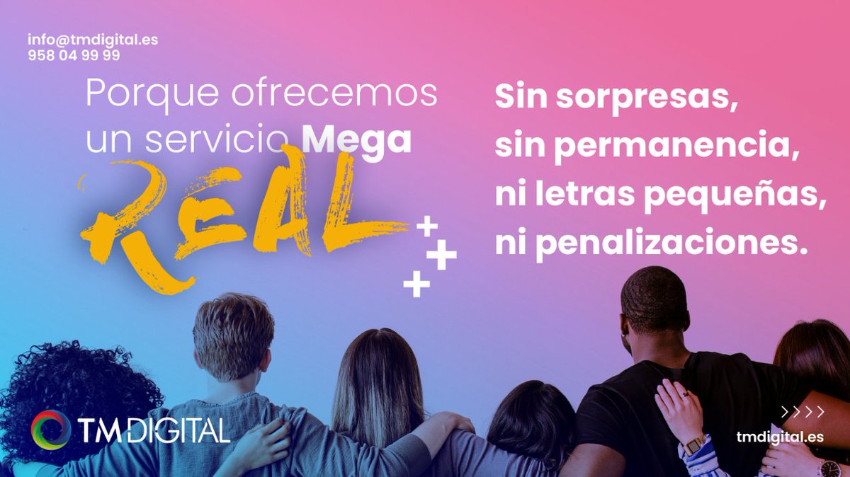 👉 Además, estamos a tu disposición para solucionar cualquier duda o consulta que tengas. 

𝗦𝗼𝗺𝗼𝘀 𝗱𝗲 𝗚𝗿𝗮𝗻𝗮𝗱𝗮. 𝗦𝗼𝗺𝗼𝘀 𝗰𝗼𝗺𝗼 𝘁𝘂́.

#conexioninternet #Internet #fibra #movil #fibraopticagranada #internetgranada #megareales #Granada