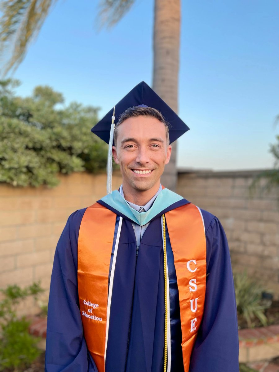 CSUF_EdTech's tweet photo. It's almost that time! Check out some of our #EdTechTitans that will be graduating next week. Do you have a comencement picture you want to share? Send it to us or tag us.
#EdTechAlumni #CSUFCommencement2023
Shoutouts to @getsmartwithmrclark @edtechkenny @andy_g_22 https://t.co/IWrT4aqtHa