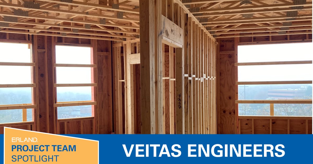 ErlandInc's tweet photo. Every day our teams rely heavily on the skill and expertise of our project team partners. Recognizing their efforts regularly is important to us. This month, we'd like to spotlight Veitas Engineers. Thank you for your continued hard work! Learn more: https://t.co/ytwqZnYGCQ https://t.co/IX6N14YcXY