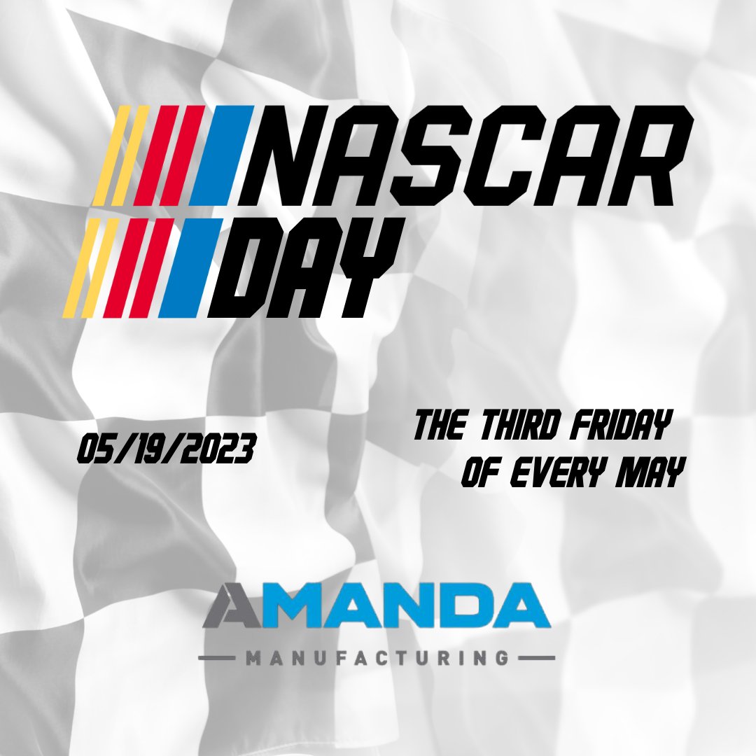 Amanda_Mfg's tweet photo. 🏁🎉 Today is #NASCARDay! Drivers and sponsors join hands with fans to bring attention and raise funds for children’s welfare. At Amanda Manufacturing, we share this passion  with the racing community. 🚗💨 #AmandaMfg #Racing https://t.co/wDM6vl3cT7