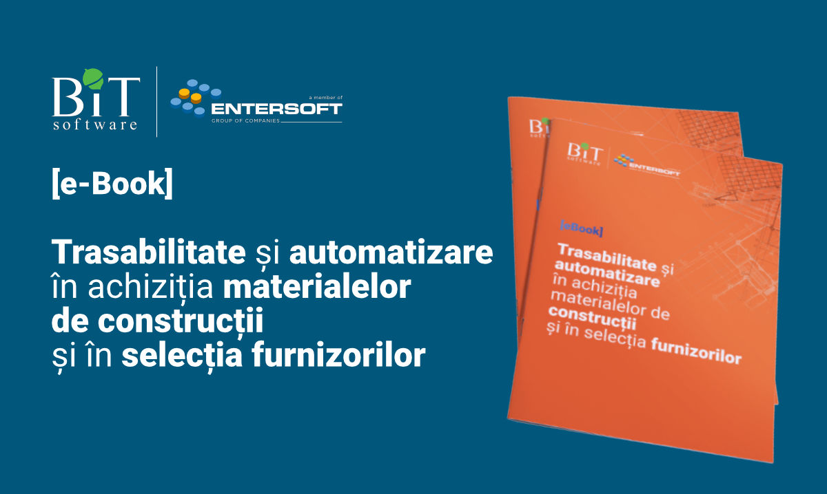 BITSoftware's tweet image. Descărcați ebook-ul gratuit și aflați cum puteți să automatizați achiziția materialelor de construcții și selecția furnizorilor cu soluția software completă de la BITSoftware! 
bit.ly/3IpR6YP
#ebook #socrateerp #bitsoftware #construction #software