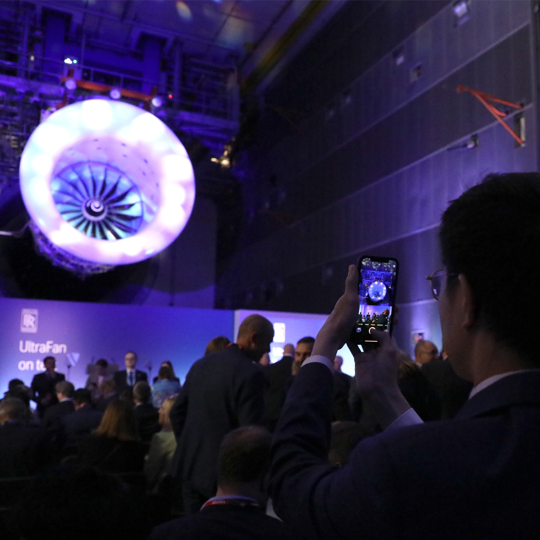 Yesterday we announced the successful completion of the first tests of our #UltraFan technology demonstrator. Thank you to everyone who came and helped us celebrate this historic moment. Read more: ow.ly/whrJ50OrQRs