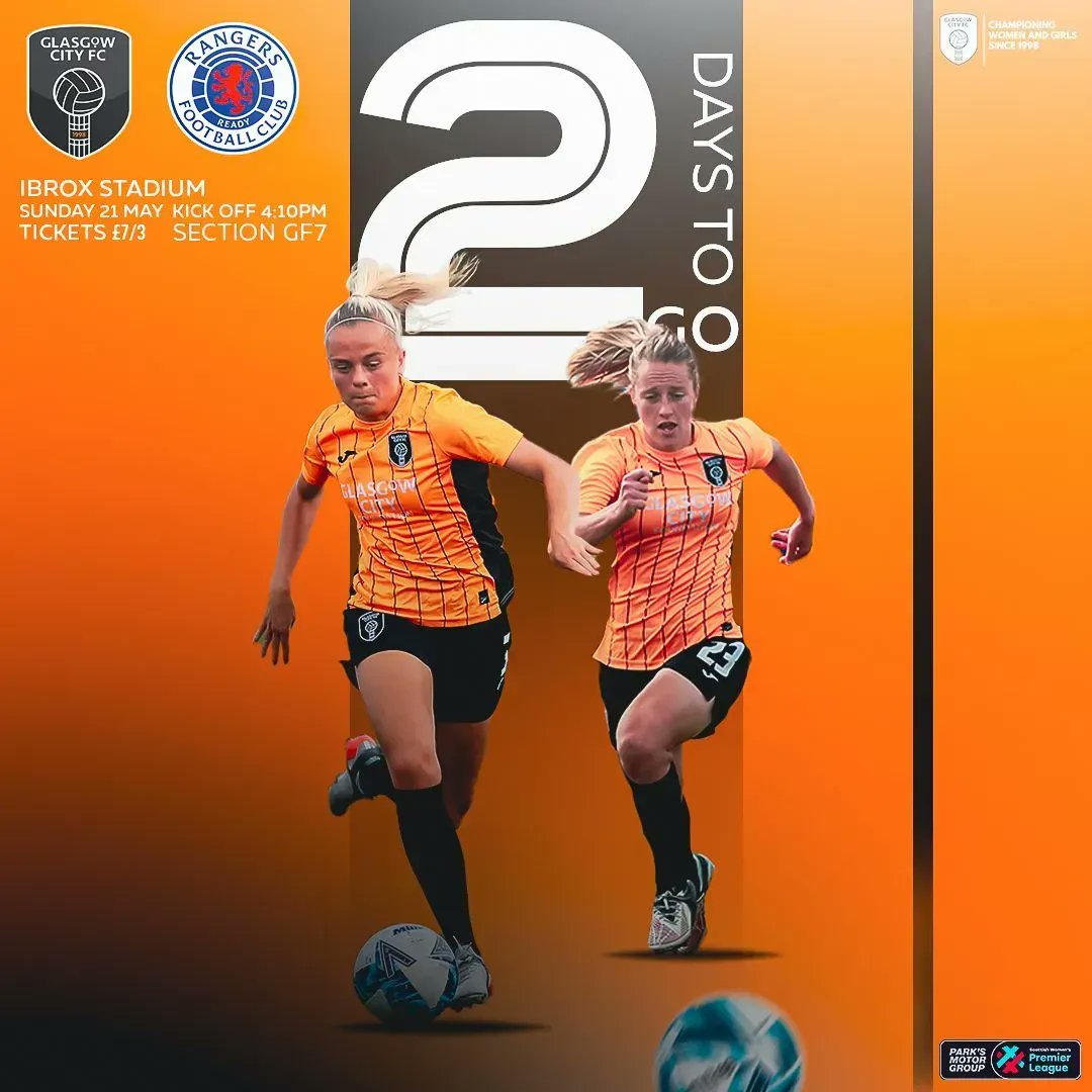 FIXTURE | 𝟗𝟎 𝐌𝐈𝐍𝐔𝐓𝐄𝐒... 🆚 Rangers 🏆 Park's Motor Group SWPL 🕓 4.10pm 🏟 Ibrox Section GR7 or GF7 🎫➡️ buff.ly/42Z3siu