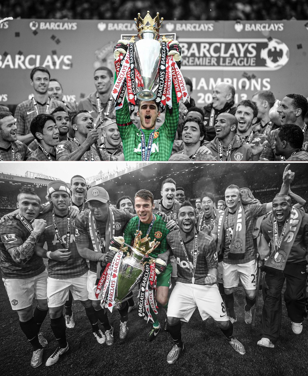ESPNFC's tweet photo. David De Gea is now the only player left from Man United's last Premier League winning team ⏳ https://t.co/EPYNcTlQqN
