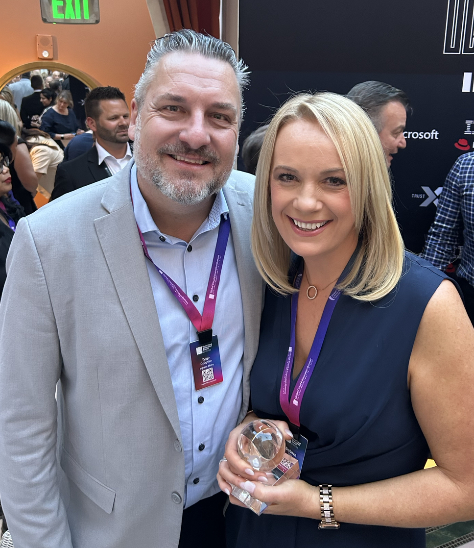 Bell_Business's tweet image. 🏆 Congratulations to Siobhan Cox for winning the Women in Tech: MVP Woman of the Year at @IngramMicroInc&apos;s GCIS 30 Awards! 

Siobhan is an exemplary role model and advocate for women – helping develop future female leaders at #TeamBell and in her communities. #IMGCIS23