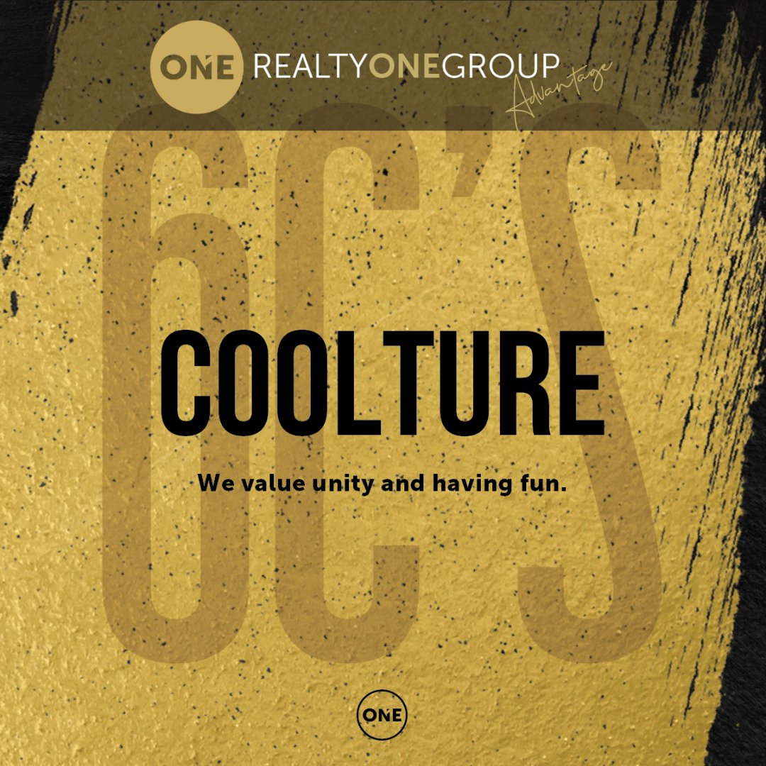 COOLTURE - one of the 6 Cs of Realty ONE Group Advantage!
Visit MeetDara.com or call 813-358-3680 to learn more about our Coolture.

#WakingUpToWin #UNbrokerage #RealEstate #Realtor #Realtors #RealEstateLife #RealtorLife #realtyonegroupadvantage #tampabayrealestate...