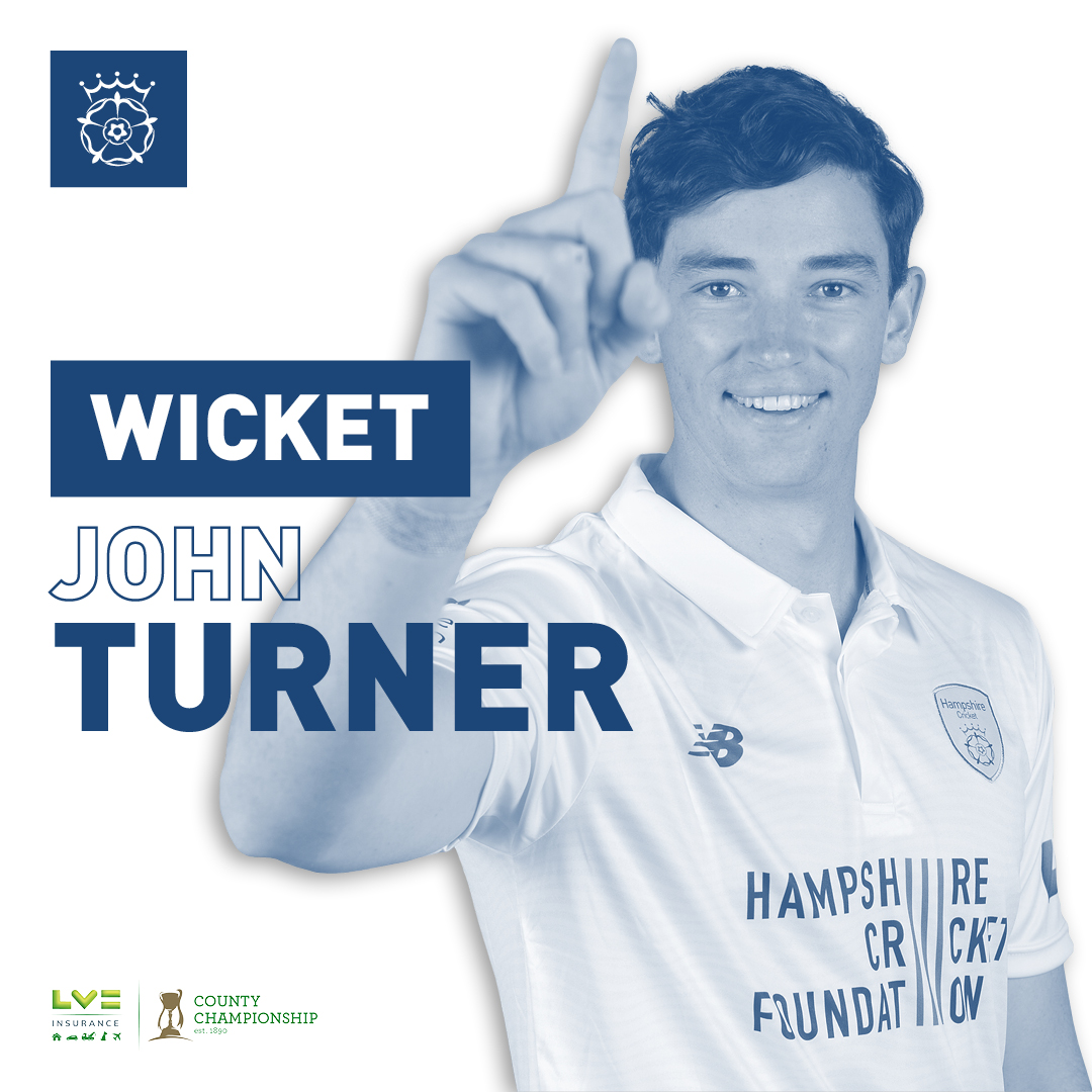 hantscricket's tweet photo. Get in there @__JohnTurner6!! 

A first @CountyChamp wicket for the 22 year-old 👏

@NorthantsCCC: 56 all out. 

Watch LIVE ▶️ https://t.co/hn57VTDSD2 https://t.co/3Eo8qPbrtO