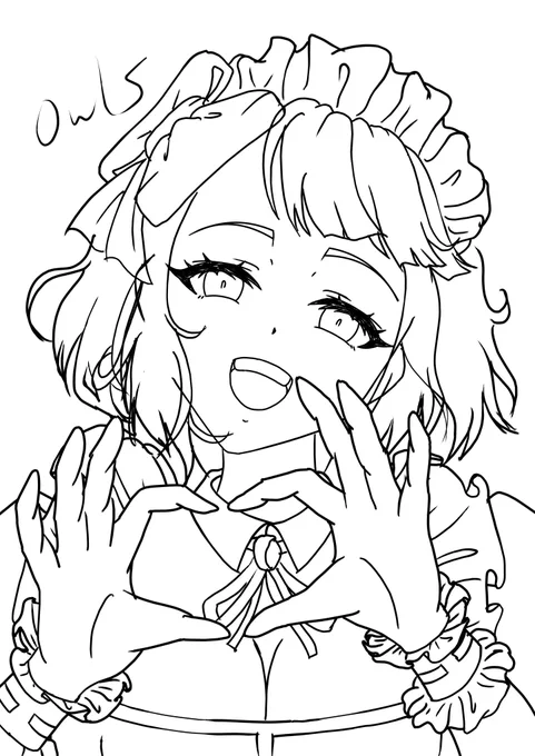 次の絵のラフになります。  私のメインキャラのレインを描きます。  皆さん、今日も1日お疲れ様でした。  それではおやすみなさい、良い夢を💤  #イラスト #オリキャラ #みんなで楽しむTwitter展覧会 #芸術同盟