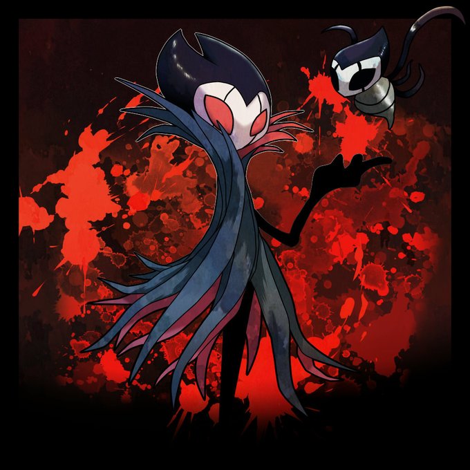 ホロウナイトのグリム 修正あげ  #hollowknight