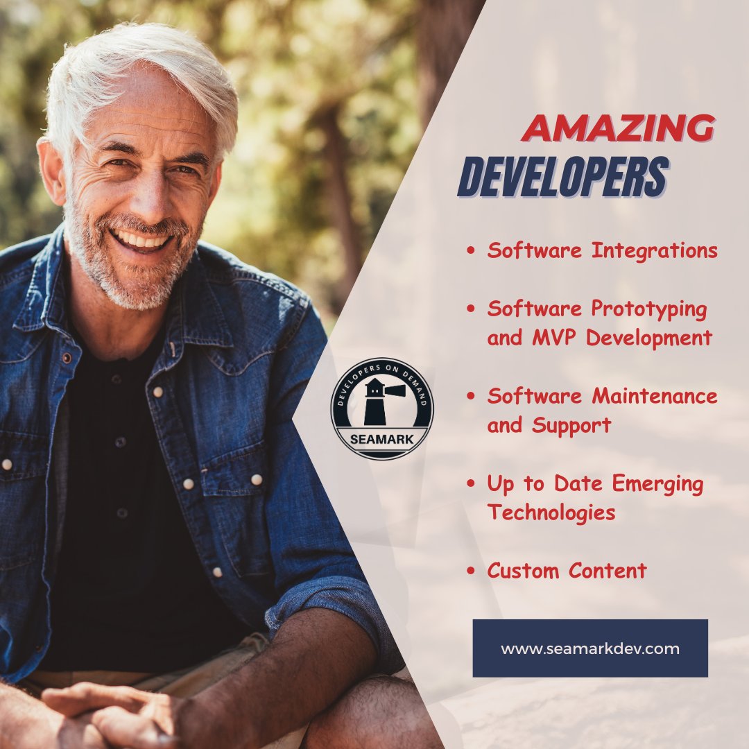 SeamarkDev's tweet photo. Experience the power of amazing on-demand developers. Unlock unparalleled technical expertise and efficiency for your projects. Say goodbye to delays and hello to rapid development cycles. With our skilled developers at your fingertips, you can scale your team instantly. https://t.co/X9DN2j1e8y