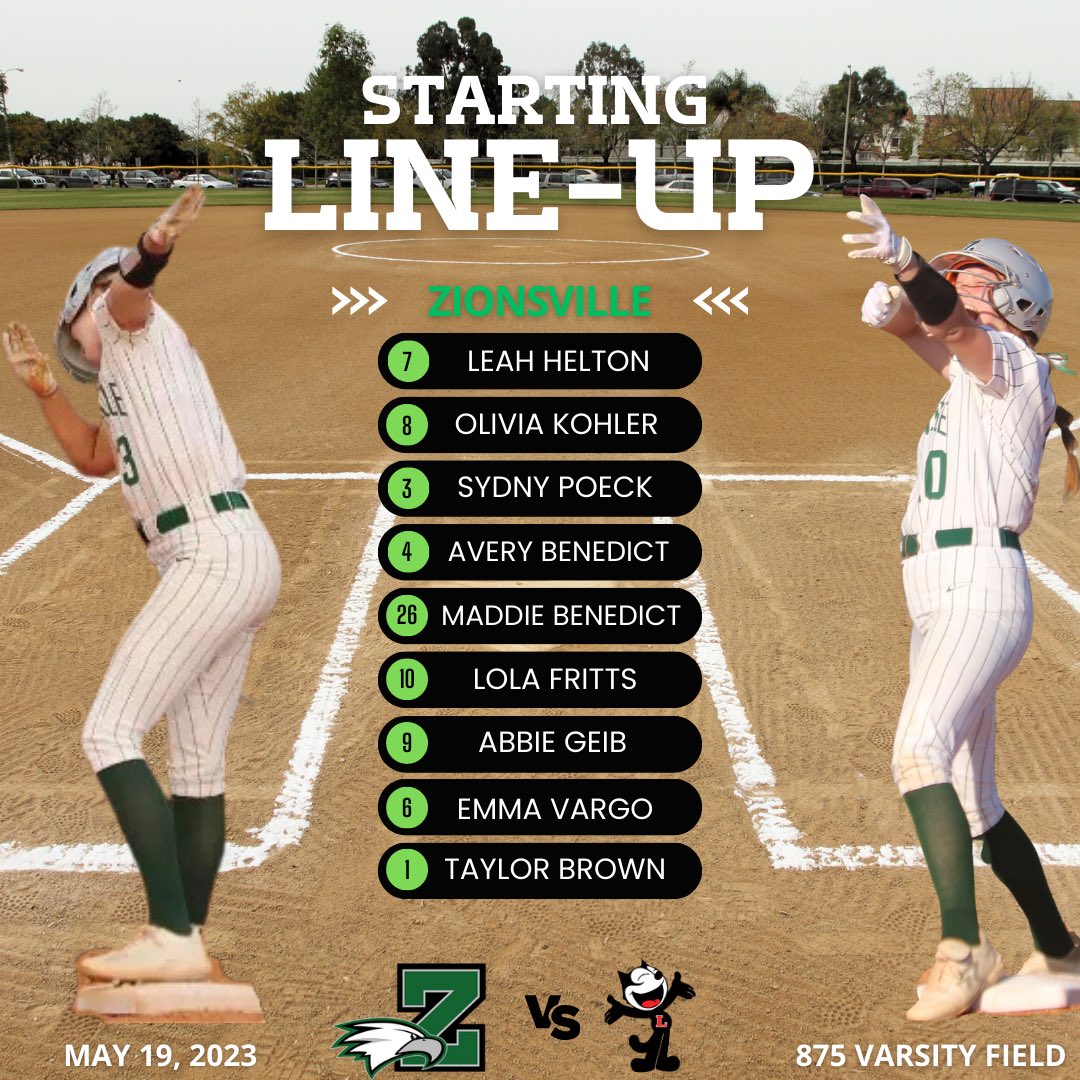 ZCHSSoftball's tweet photo. Come out and cheer on the Eagles in the last regular season game of the year! https://t.co/rGokdBfH3p