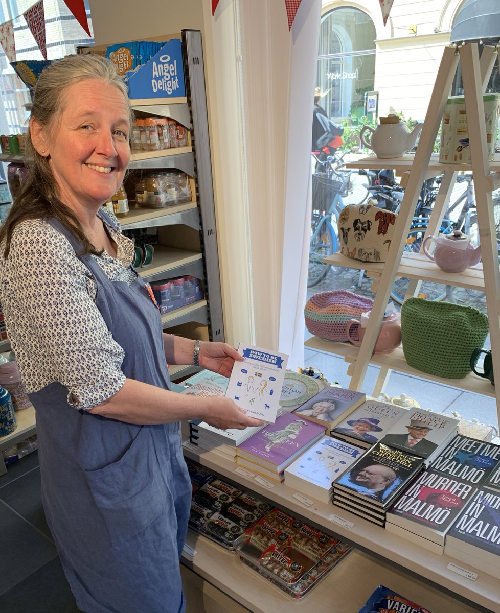 MatthiasKamann's tweet photo. Feeling delighted and honoured seeing ‘How to be Swedish’ in fine company, being placed right between Queen Elizabeth and Churchill.  👑 😍
(Taste of Britain, Malmö) https://t.co/CE1ux5UXo2