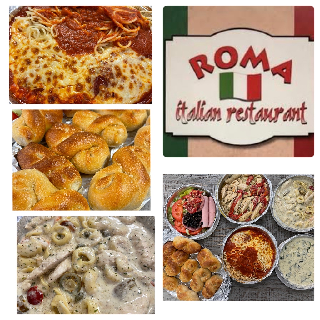 🍝🇮🇹 All roads lead to flavor at Roma's Italian for our #FunFoodFriday! If your heart beats for Italian cuisine, show us some amore with a like! ❤️ 

Comment below with your all-time favorite Italian dish! 🍕🍷

 #RomasItalian #Romas #funfoodfridays #TGIF