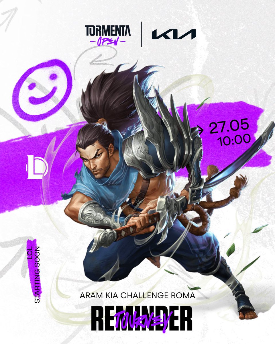 Proprio per questo abbiamo in programma 2 grandi eventi LAN🔥

🗓️20.05 T2 da cui la Top 4 accede alla Fase Finale dal vivo il 28.05 presso la Kia Energy House di Roma

🔗 battlefy.com/team-qlash/t2-…

🗓️27.05 ARAM Challenge alla Kia Energy House di Roma 

🔗 deeplink.qlash.gg/ZyAeGCsijwzNyF…