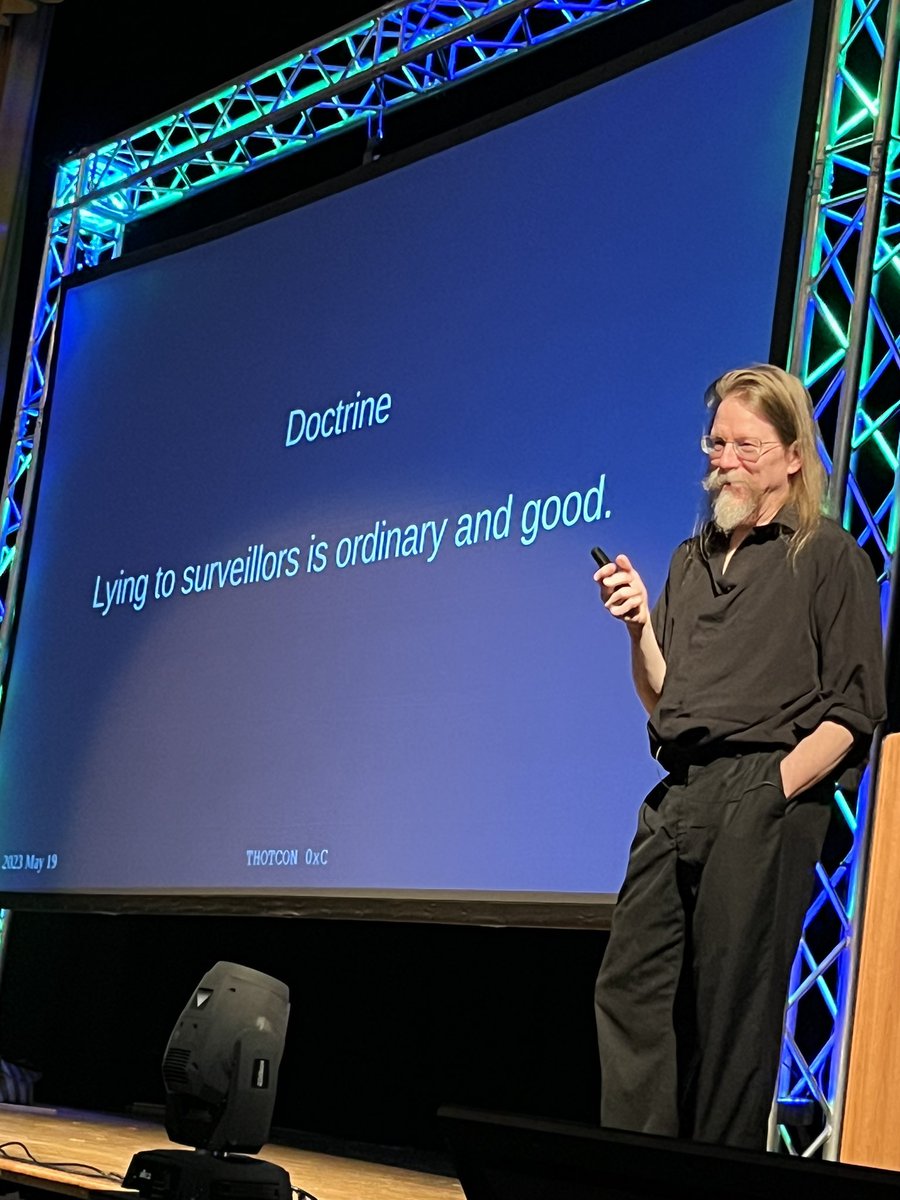 Mr_Minion's tweet photo. Eric presenting today at @thotcon. https://t.co/FAgRn9szaU