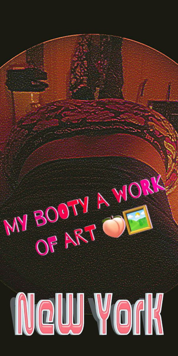 Hang this shit up in ya room 🍑🖼