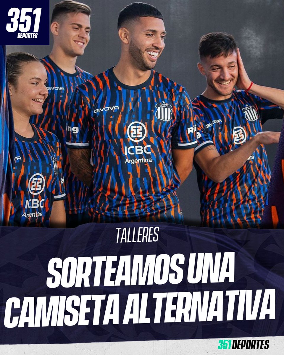 351 Deportes (@351deportes) on Twitter photo 🎉🎁 ¡Atentos, hinchas de #TALLERES!
🇫🇮 ¡Sorteamos la camiseta alternativa del Matador!
🤔 ¿Cómo participar?
✅ Seguí a <a href="/351Deportes/">351 Deportes</a>
✅ Dale RT
✅ ¡Si participás en Instagram y en Facebook sumas chances!
🏅 El lunes comunicamos el ganador/a. 🎉🎁 ¡Atentos, hinchas de #TALLERES!
🇫🇮 ¡Sorteamos la camiseta alternativa del Matador!
🤔 ¿Cómo participar?
✅ Seguí a <a href="/351Deportes/">351 Deportes</a>
✅ Dale RT
✅ ¡Si participás en Instagram y en Facebook sumas chances!
🏅 El lunes comunicamos el ganador/a.