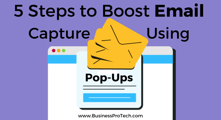5️⃣ Simple Steps to Boost #Email Capture Using Pop-Ups

🔗businessprotech.com/steps-to-boost…

#emailcapturing #EmailMarketing #boostemail #5steps #emailtips #tips #businessprotech