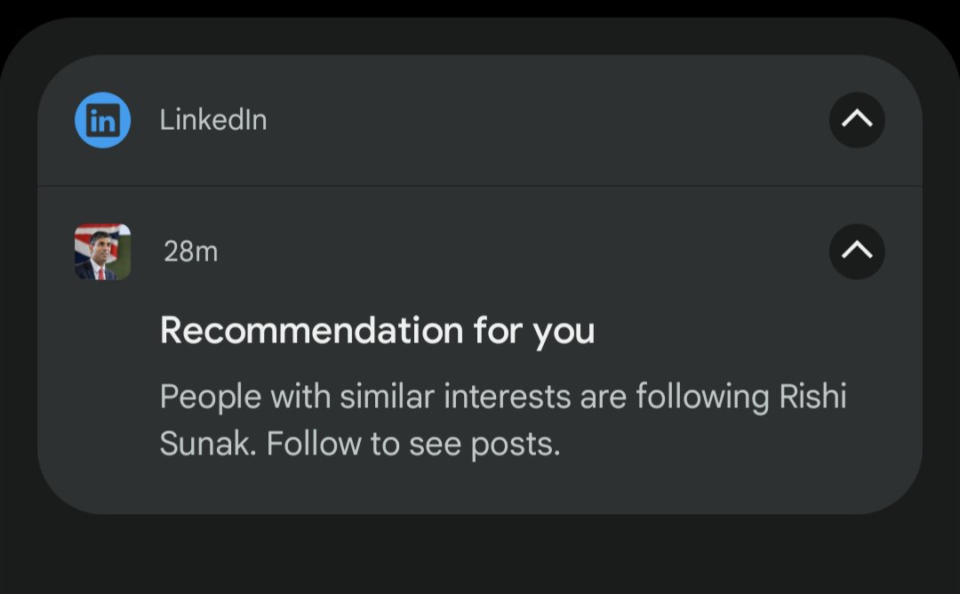 addedsparkle's tweet photo. As low as it has sunk, Twitter still hasn't lost it enough to make the recommendations LinkedIn does https://t.co/eOTTvKSRpn
