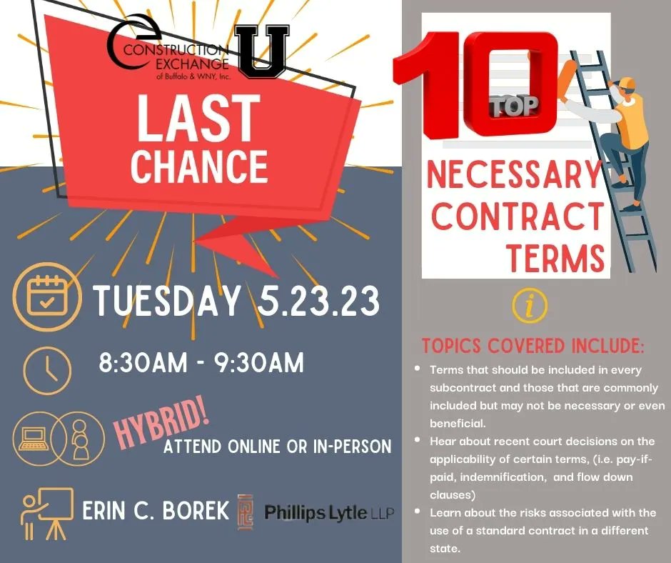 The last class of ConEx U's 2022-23 Term is certainly one you don't want to miss!
Register by clicking on the link! buff.ly/3McV2gk