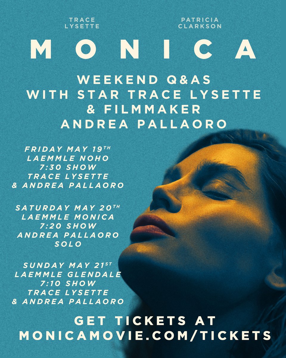 "Refreshing and inspiring. Raises the bar for trans stories onscreen, and Lysette takes her rightful place as its muse... A meticulously crafted master class in restraint." <a href="/IndieWire/">IndieWire</a> 

Tickets: 🎟️ laemmle.com/film/monica