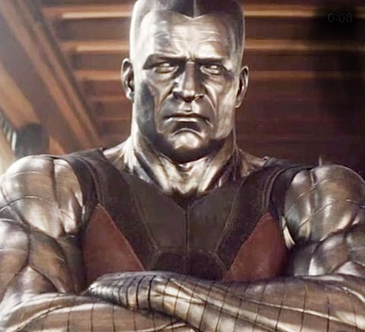 ManOfOsmium's tweet photo. -Looks at reader- 

"Is Friday. Colossus must throw you now." 

#FastballFriday 
#SafeReturns https://t.co/vwuVUl6MFC