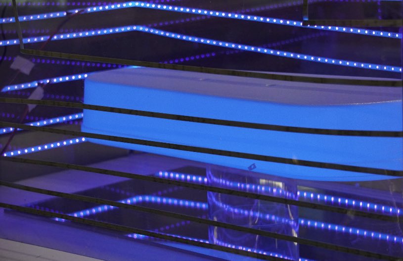 What is this? Our UV box to cure UV coated products. #uv #uvcuring #uvbox