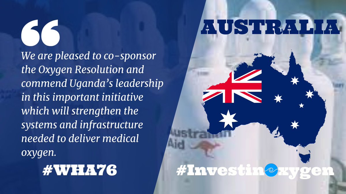 Join #Australia & chorus of @WHO Member States supporting milestone #OxygenAccess Resolution at #WHA76 next week! @AlboMP @Mark_Butler_MP @healthgovau @AustraliaUN_GVA @PatConroy1 @AusAmbRHS @dfat @CentreHealthSec #InvestinOxygen #EveryBreathCounts More apps.who.int/gb/ebwha/pdf_f…