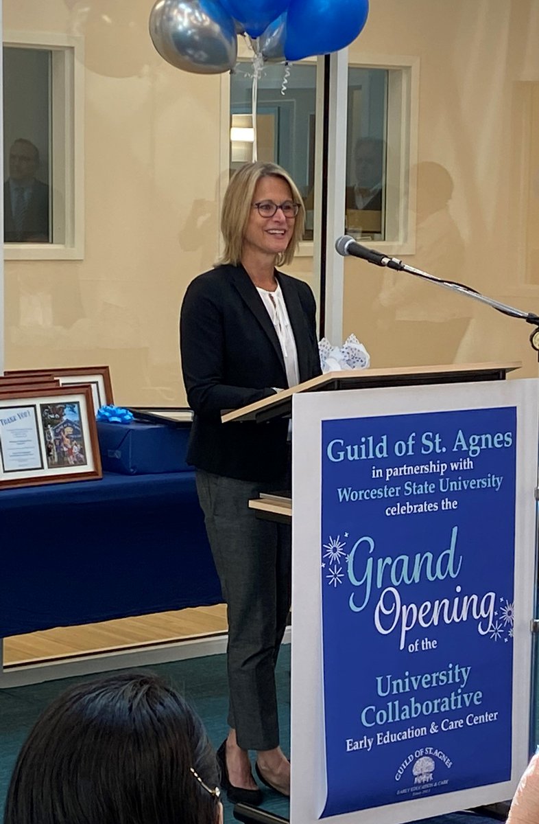 MassEarlyEdCare's tweet photo. Congratulations, Guild of St. Agnes on your new, innovative child care center &amp; teaching lab in Worcester!

Thank you to all the partners who made this beautiful facility and commitment to access and equity for families possible . - AK https://t.co/DfBwO0xwCu