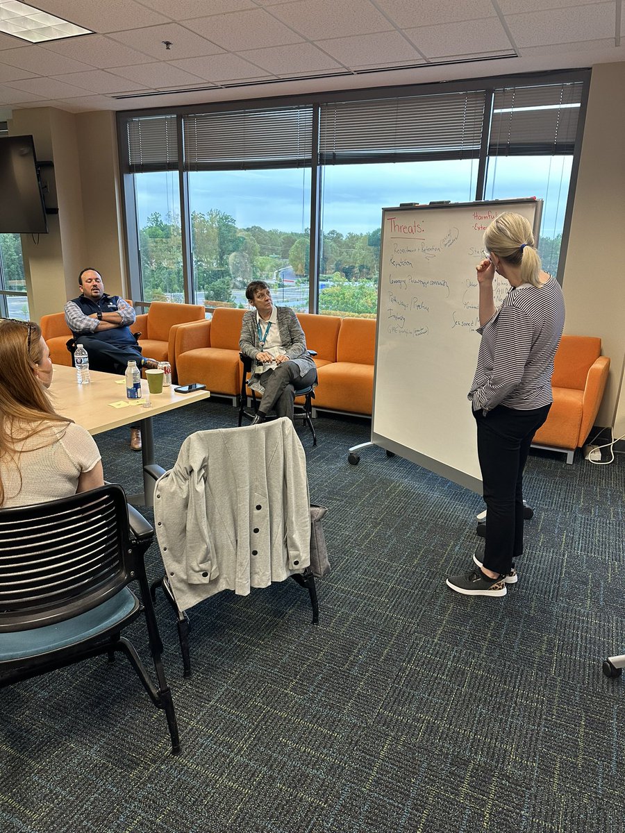 calliefdobbins's tweet photo. There is a bright future ahead for pediatric research across @AtriumHealth. What a fantastic day spent with the best of @brennerhospital and @LevineChildrens coming together to design our future. I cannot wait to see our ideas into action. #forallchildren #BetterTogether https://t.co/d4DpaW1BAm