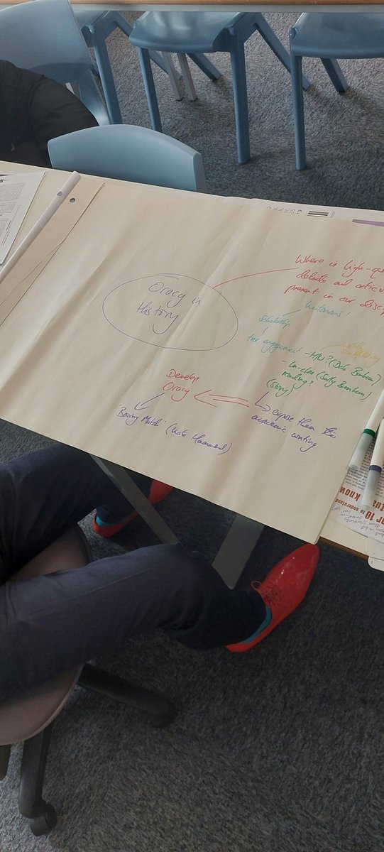 AliceWalks96's tweet photo. It was a pleasure this afternoon to visit departments during PL to hear staff @CastleMeadAcad discuss how we can promote a high quality oracy education whilst also honouring subject distinctiveness. We look forward to welcoming @voice21oracy next month to showcase our work! 💫 https://t.co/qSIUsUhbKT