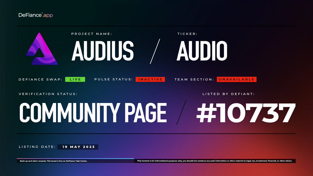 DeFiance.app tweet media