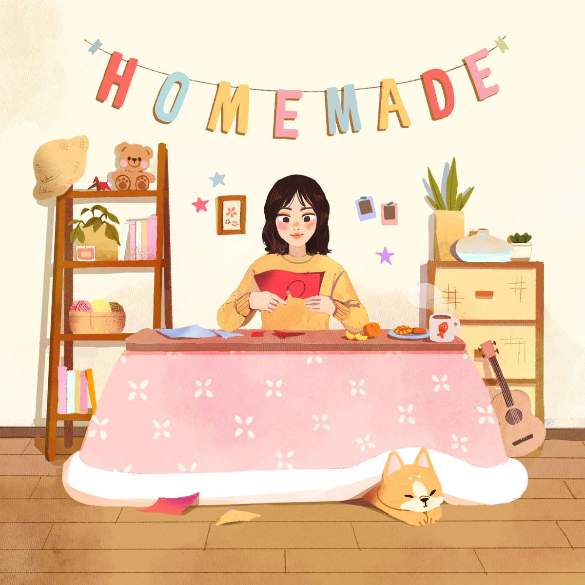 chiffonhaha's tweet image. my Homemade EP is out now on all all streaming platforms!! so excited for you all to listen to it 💗

a homage to my old ukulele music and the start of a new chevy era! 

cover art: @drawang_art 
mix by: @aimeansloving 

spotify: open.spotify.com/album/3D95LJ9I…