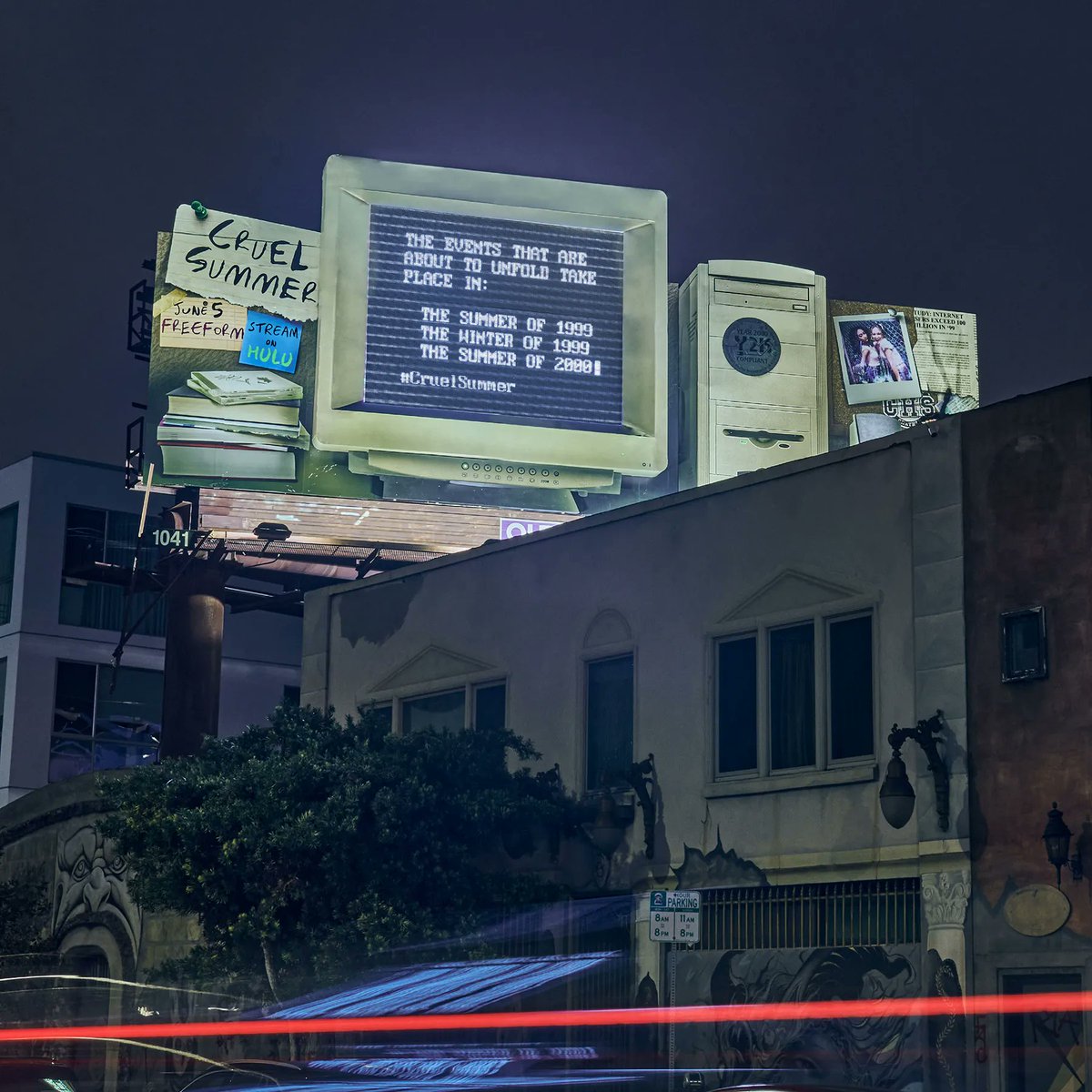 pchagencyla's tweet photo. Whoa, those 90s computers really *were* big.

@cruelsummer @FreeformTV #PCHagencyLA #PCHagencyLA #creativelydriven #creativesolutions #creative #design #3d #billboard #campaign #OOH #screen #desktopPC https://t.co/ElghxlCBmE