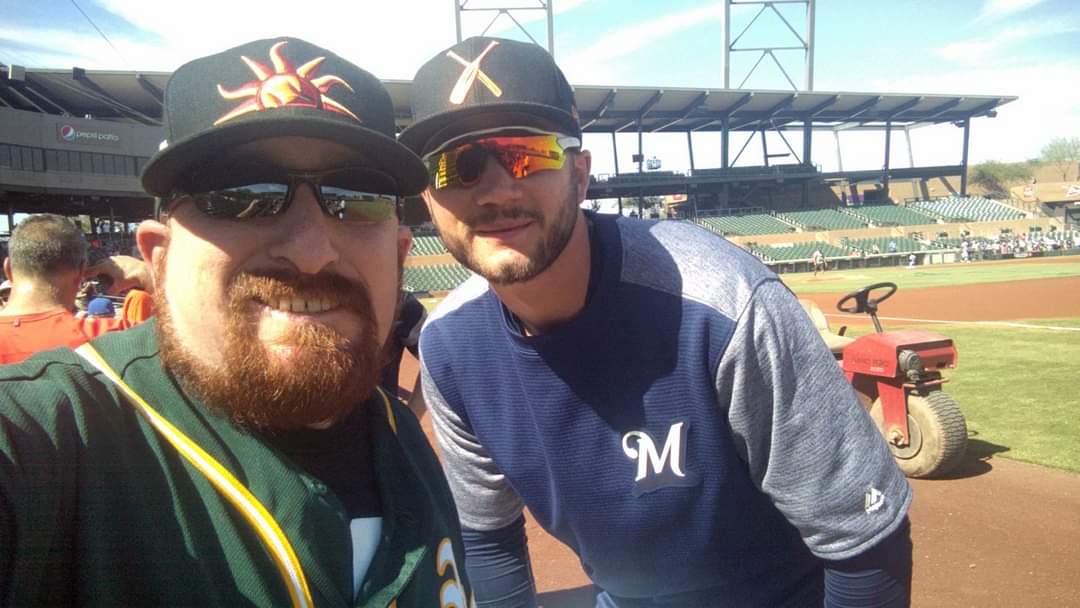 RFWill149's tweet photo. Welcome to the Big Leagues Lucas Erceg ... 2nd former @nbpearlbaseball to play for the Green and Gold! The Other Mickey McDonald! #Athletics #PearlStrong https://t.co/s9576nVkHC