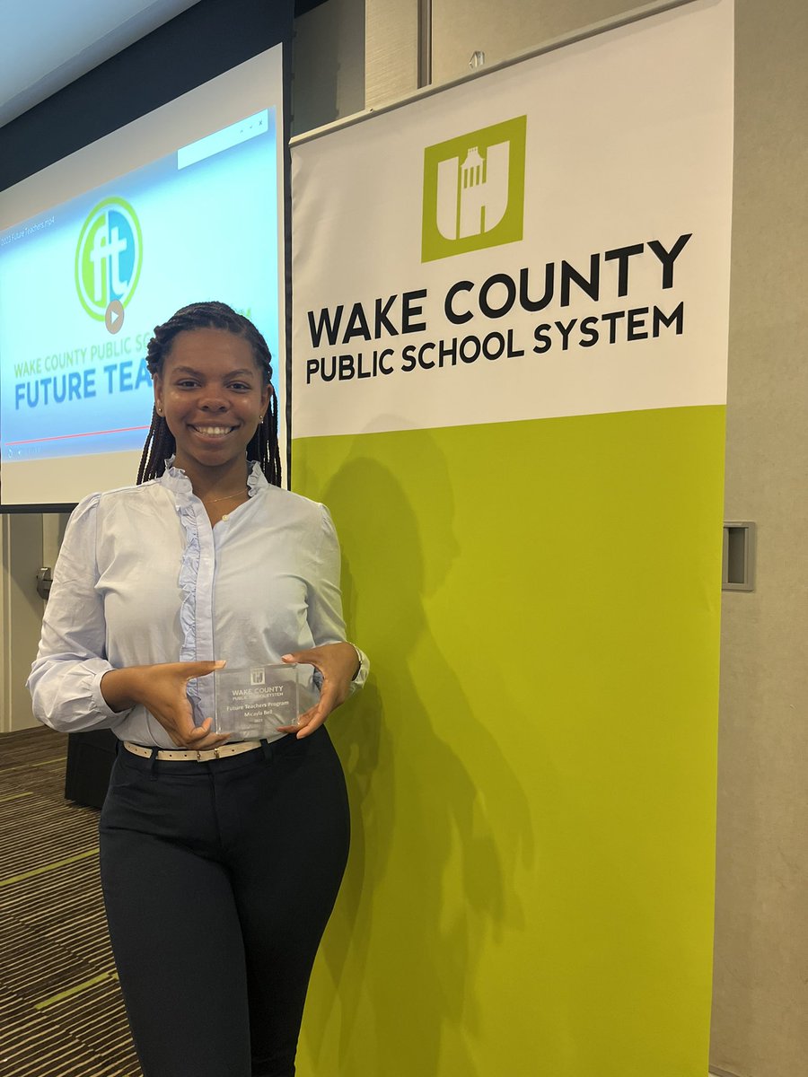 Today I PROUDLY completed the Wake County Future Teachers Program! The knowledge I have gained and connections I have made are truly priceless! I can’t wait to pour into the district that poured into me now as a TEACHER! @WCPSSfuturetchr #cohort5out #studentoteacher #wakecounty