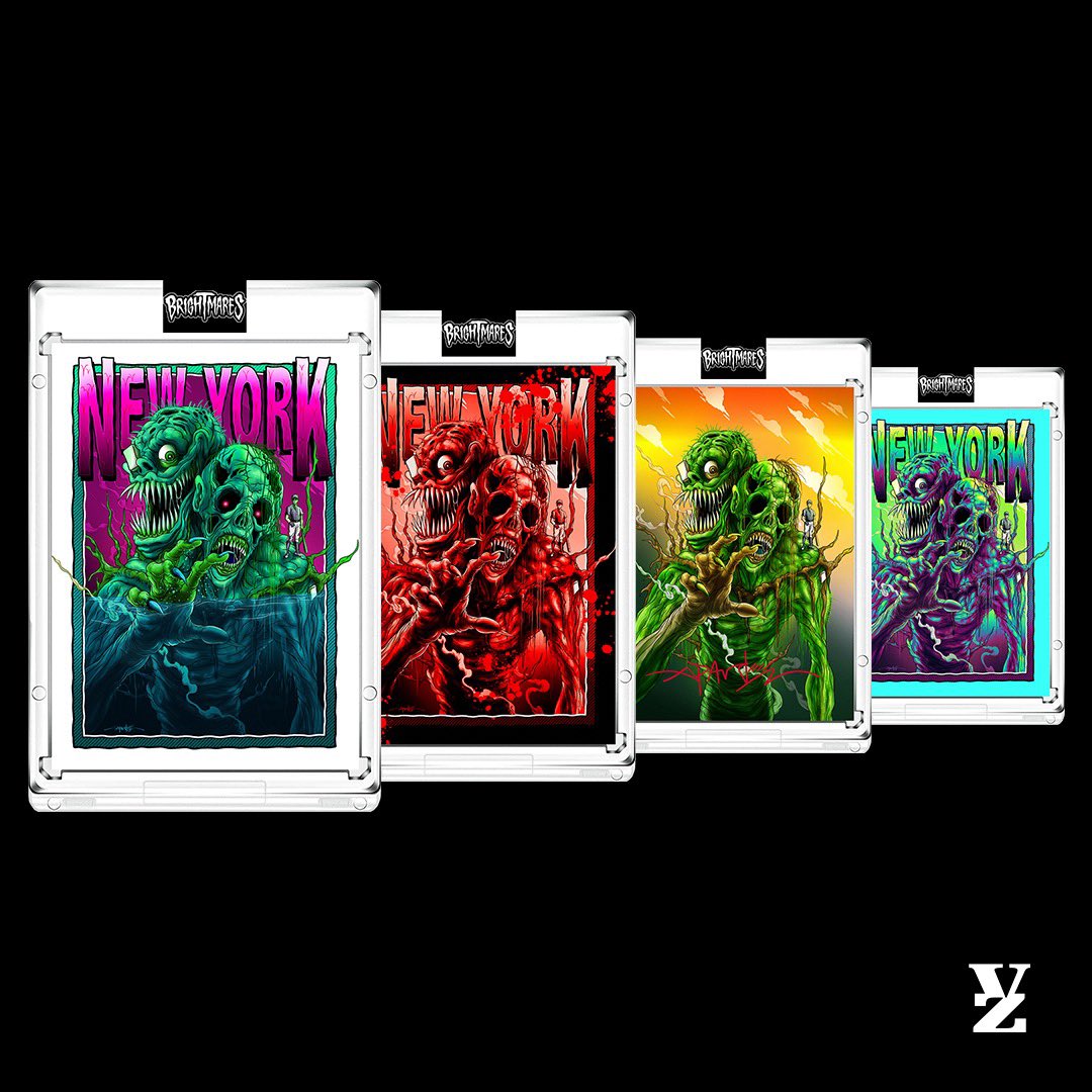 variantz_'s tweet image. AVAILABLE NOW! 🚨

"FIELD OF SCREAMS" by @alexpardee available now, only on variantz.co

- Base /700

- Submerged /99

- "Bloody" Variant /70

- "Radiantz" Autographed /25

- "Blacklight" Variant /16

- Hand Embellished 1/1