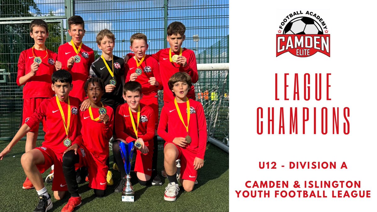 We are the Champions🎶 
U12s earned the title after a very steady season. Well done!!! 
Division A - Camden and Islington Youth Football League at Market Road

<a href="/CIYFL68/">CIYFL</a>