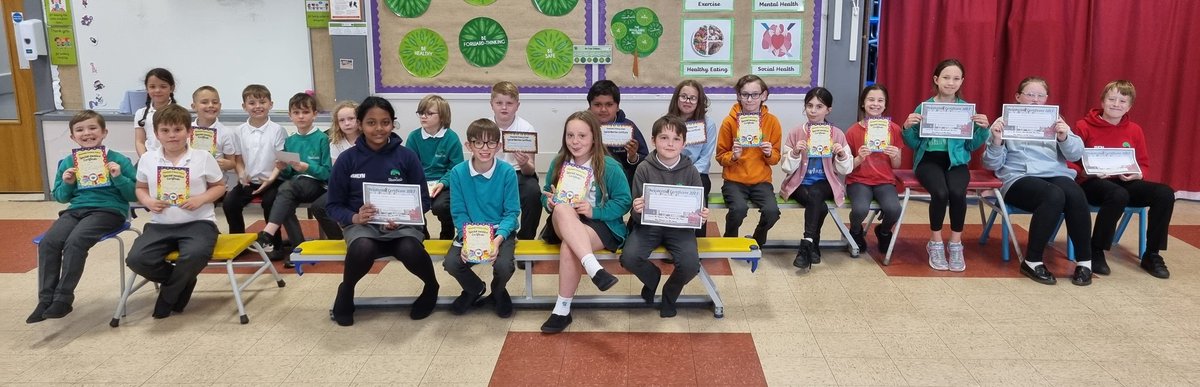Well done to this week's certificate winners!