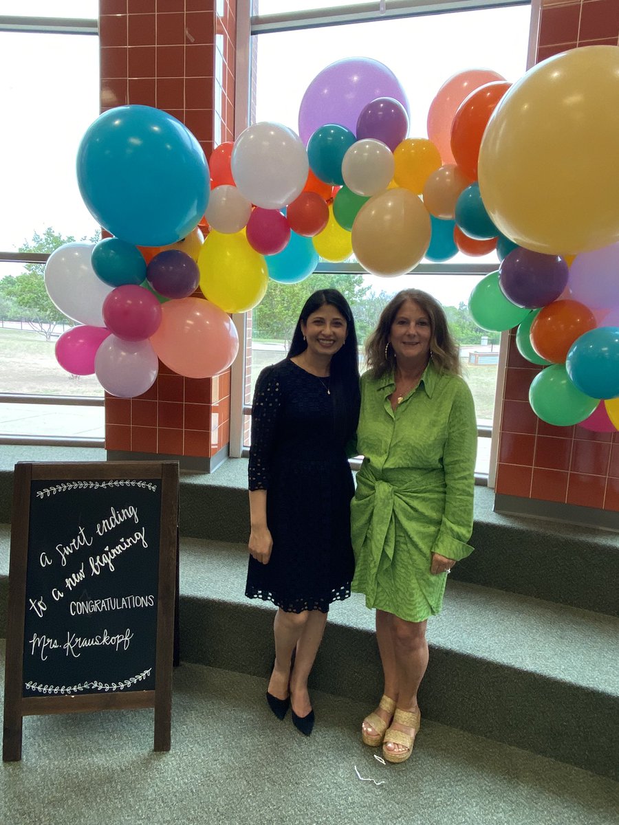 The influence of a great principal can never be erased! Thank you <a href="/KrantiS1/">Kranti Singh</a> for eight wonderful years at the best school in Frisco!#retirement 
<a href="/McSpeddenES/">McSpeddenES</a> <a href="/fisd/">F. R. Dantas</a>